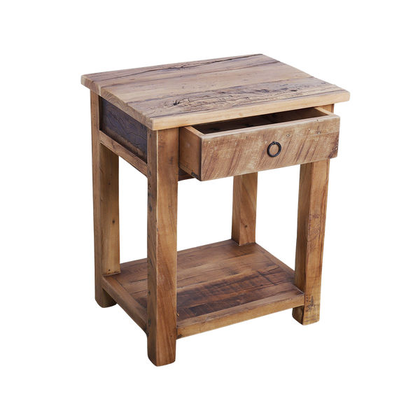 Farmwood houten nachtkastje met lade – 50x38x60 cm