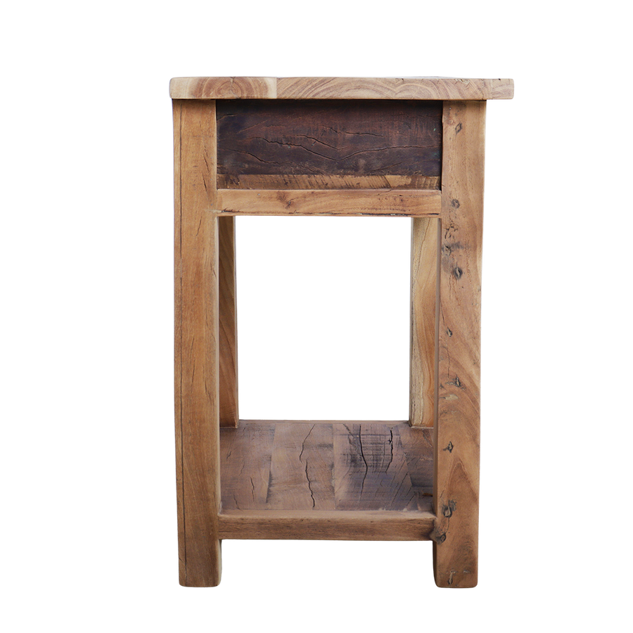 Farmwood houten nachtkastje met lade – 50x38x60 cm
