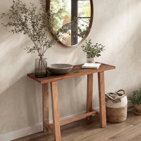Farmwood wandtafel/sidetable FSC-gerecycled hout