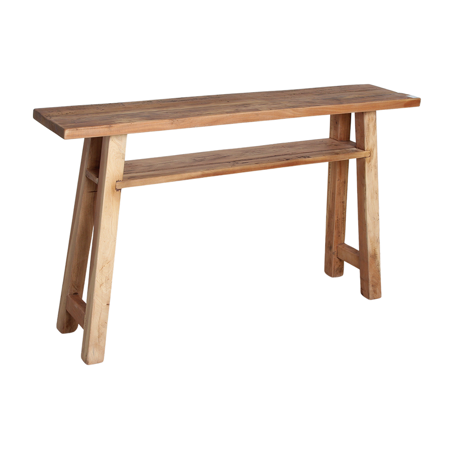 Farmwood wandtafel/sidetable large FSC-gerecycled hout