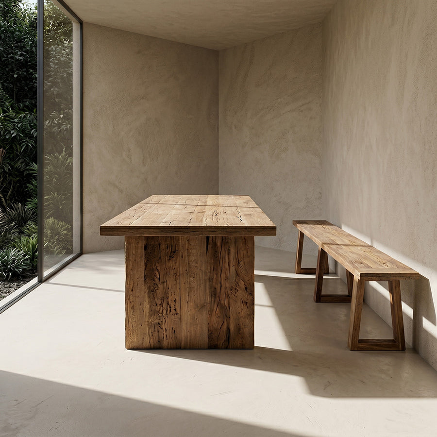 Farmwood waterfall eettafel - fsc-gerecycled hout - 240 cm