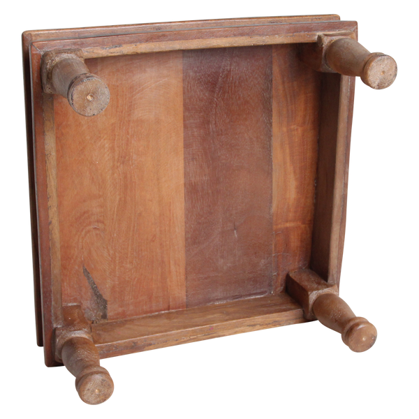 Factory bajot bijzettafeltje - fsc-gerecycled hout - 33x33x16 cm