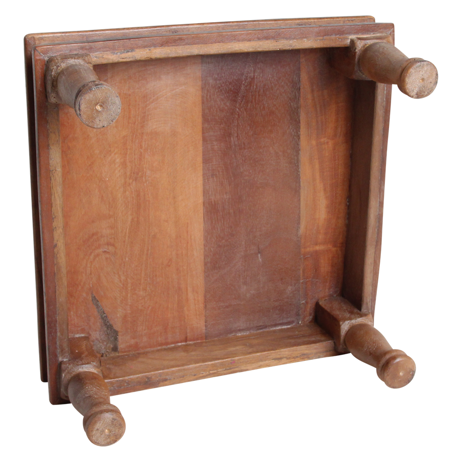 Factory bajot bijzettafeltje - fsc-gerecycled hout - 33x33x16 cm