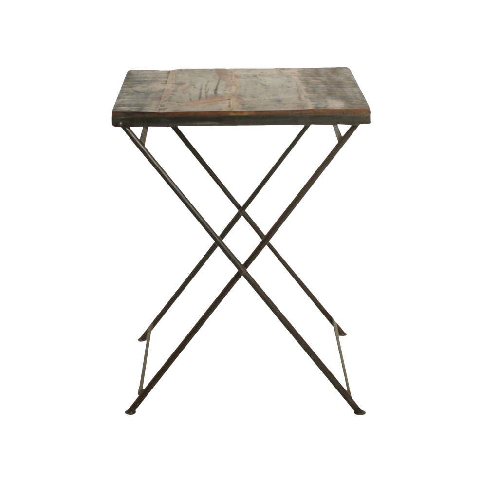 Factory inklapbare tafel - fsc-gerecycled hout - 60x60x76 cm