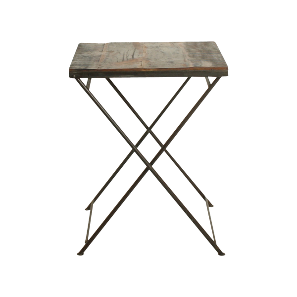 Factory inklapbare tafel - fsc-gerecycled hout - 60x60x76 cm