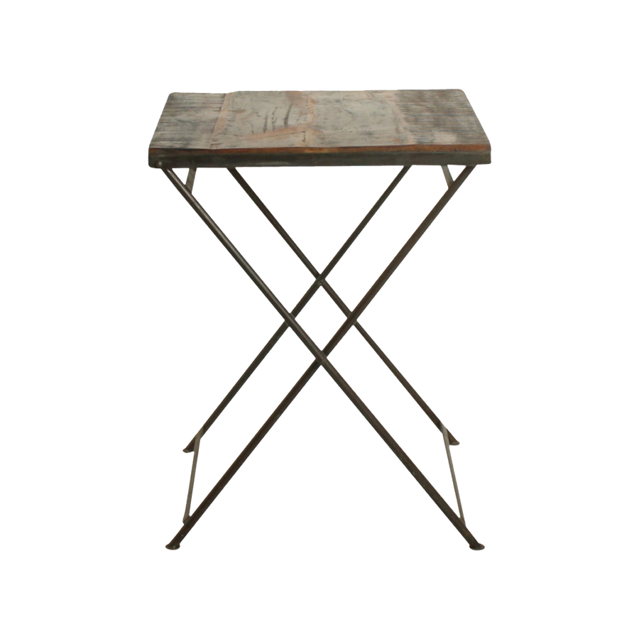 Factory inklapbare tafel - fsc-gerecycled hout - 60x60x76 cm