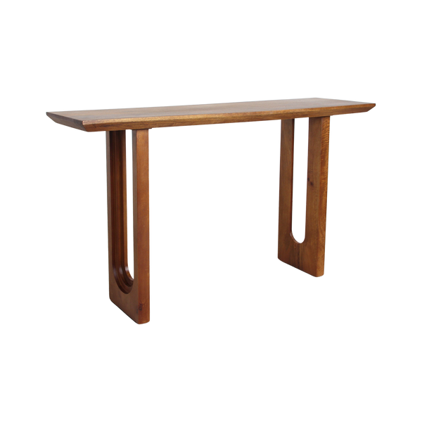 Bullnose chamfered mangohouten wandtafel