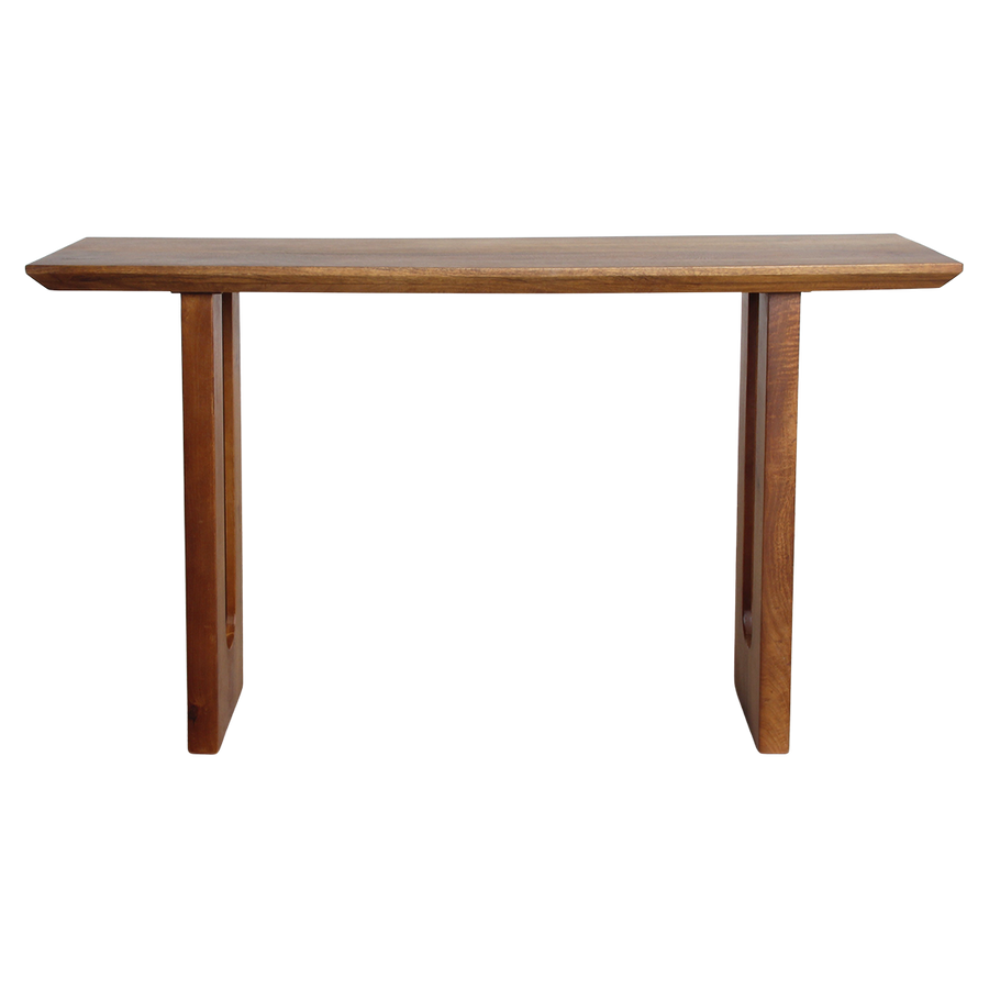 Bullnose chamfered mangohouten wandtafel