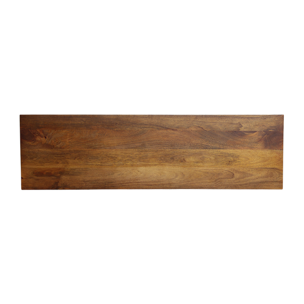 Bullnose chamfered mangohouten wandtafel