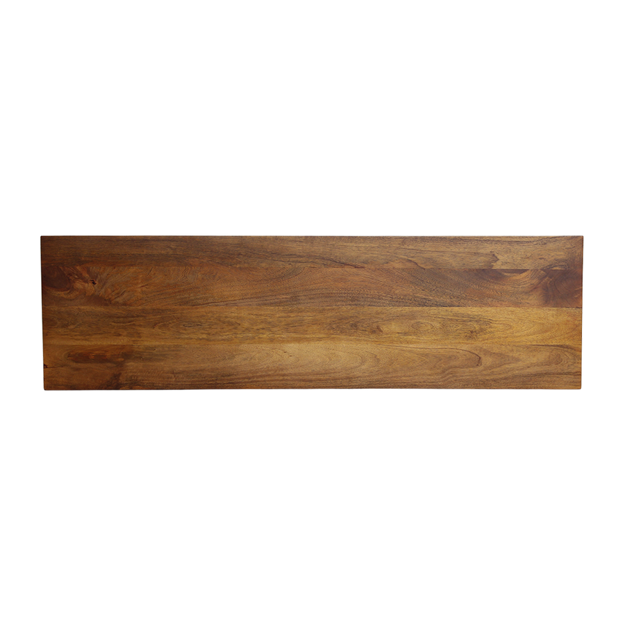 Bullnose chamfered mangohouten wandtafel