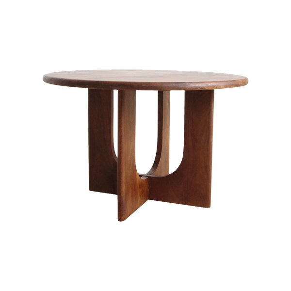 Bullnose Coliseo ronde mangohouten eettafel Ø 120 cm