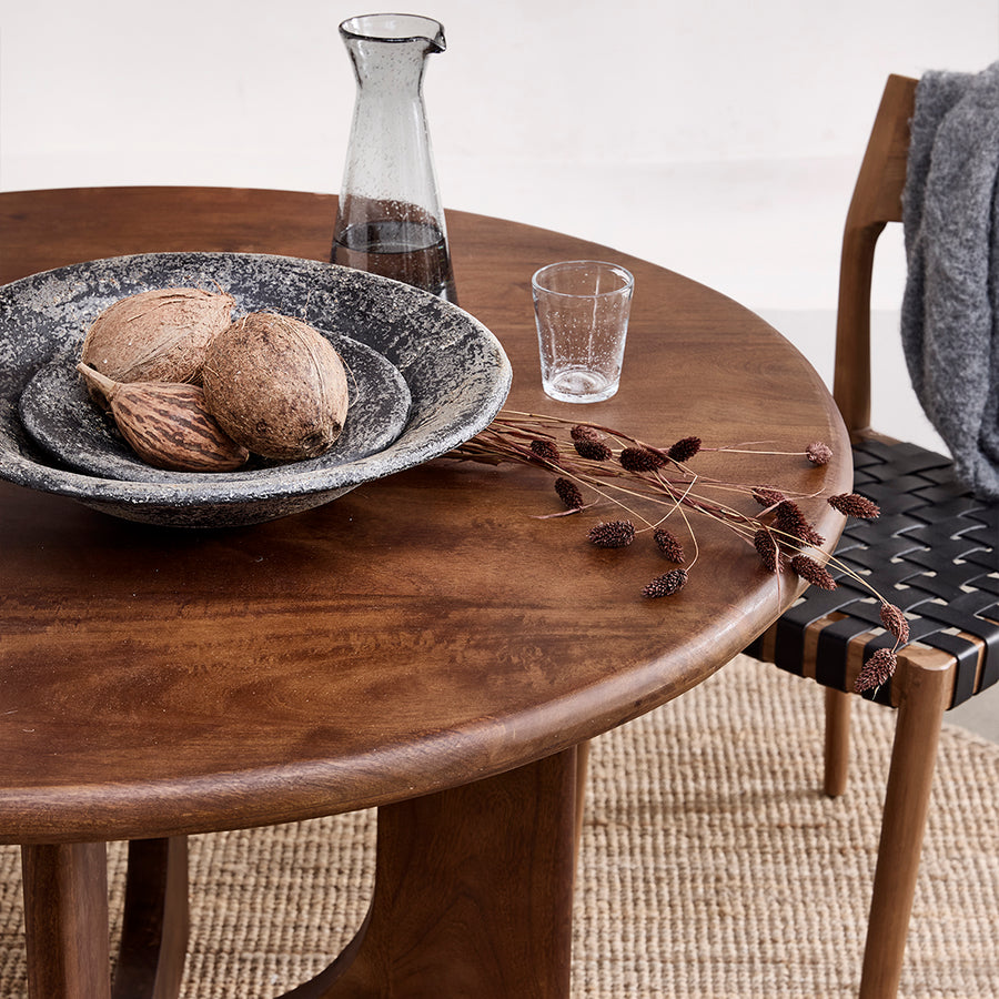 Bullnose Coliseo ronde mangohouten eettafel Ø 120 cm