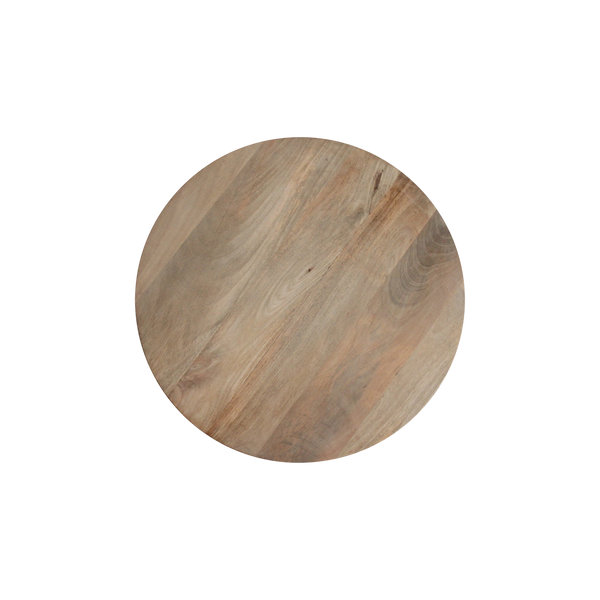 Bullnose bijzettafel reversed naturel Ø 55 cm