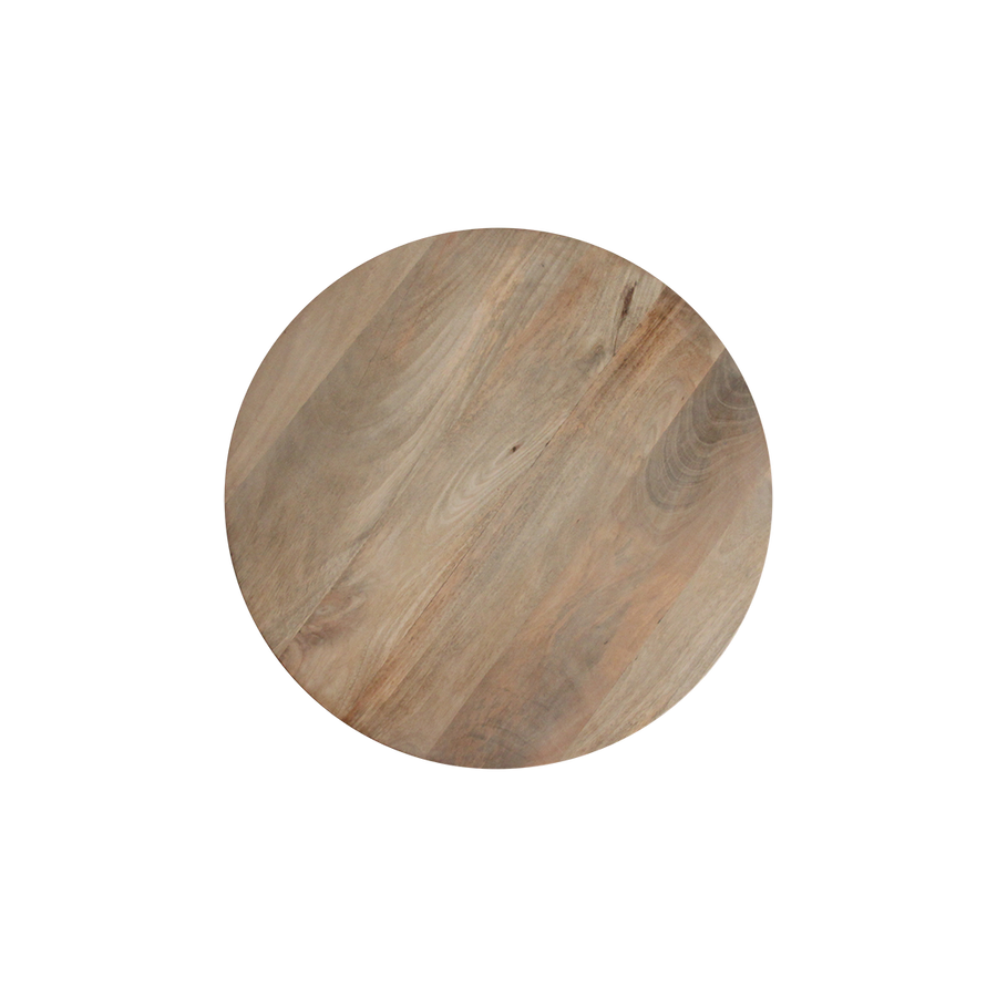 Bullnose bijzettafel reversed naturel Ø 55 cm
