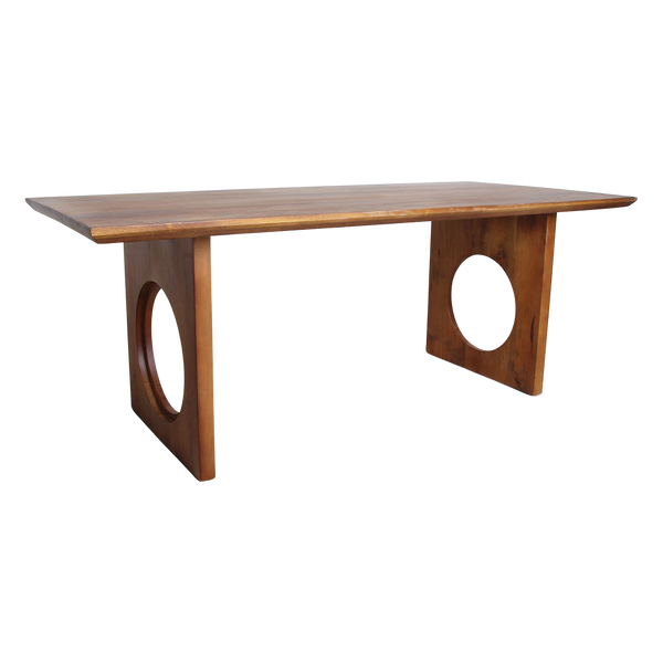 Bullnose chamfered loop mangohouten eettafel - 180 cm