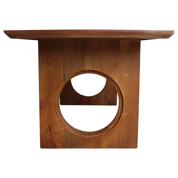 Bullnose chamfered loop mangohouten eettafel - 200 cm