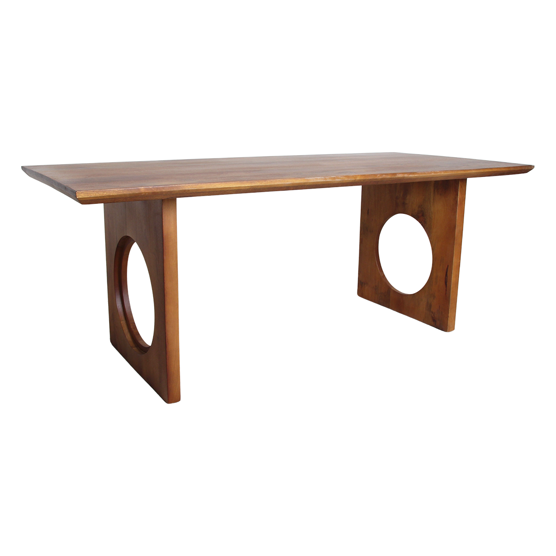 Bullnose chamfered loop mangohouten eettafel - 240 cm