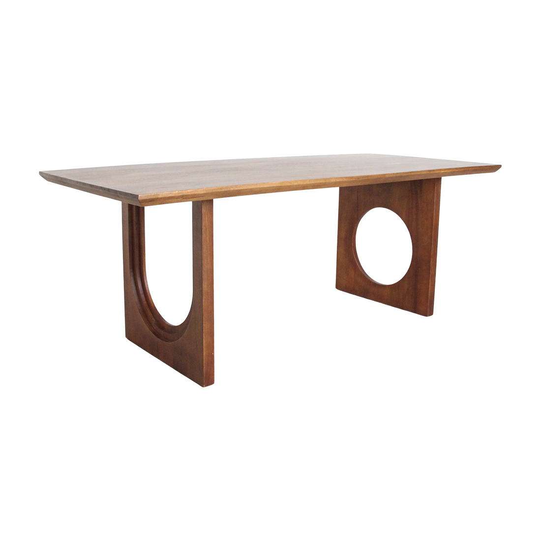 Bullnose chamfered mix mangohouten eettafel - 240 cm