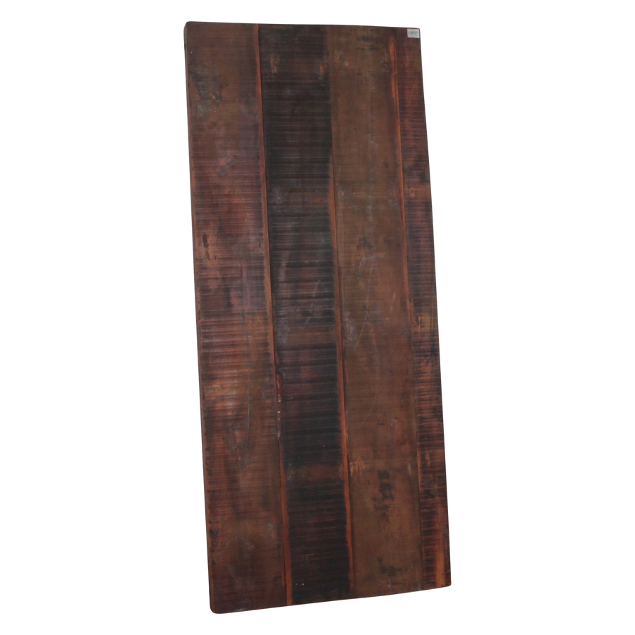 Inklapbare vintage eettafel XL Gerecycled hout 190x80x76 cm