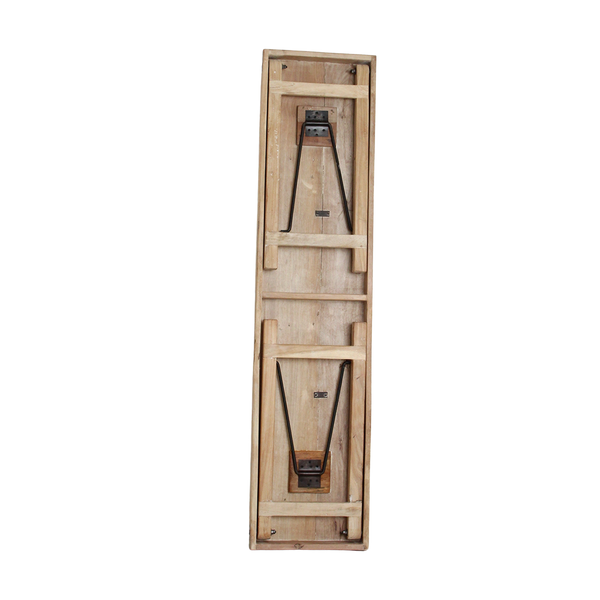 Limewash opklapbare wandtafel/console tafel 170x40x76 cm