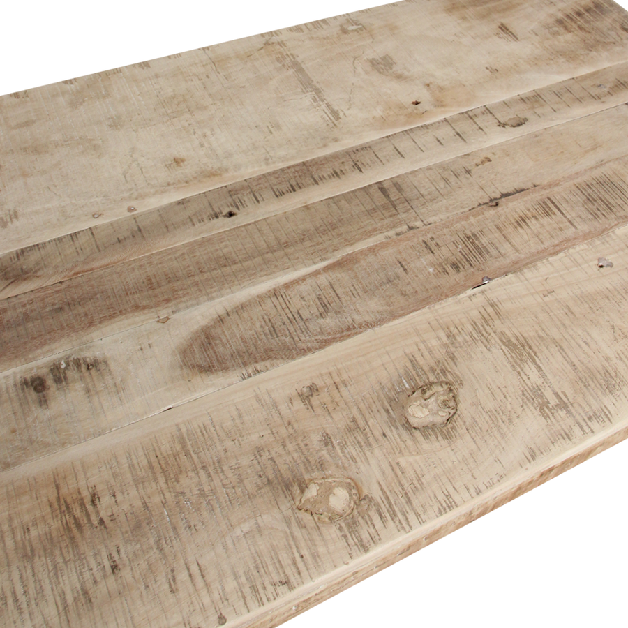 Limewash inklapbare salontafel 120x75x45 cm