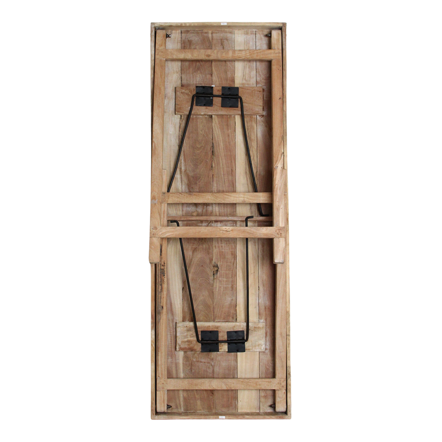 Limewash inklapbare bartafel - 170x60x107 cm