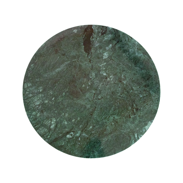 Marmeren bijzettafel rond groen