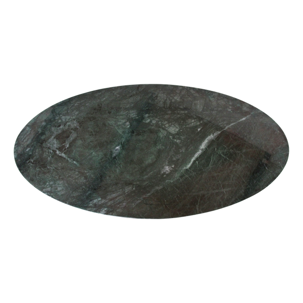 Ovale marmeren salontafel Groen 120x60x38 cm
