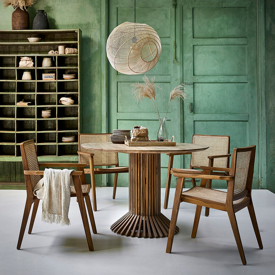 Eiffel Eiffel teakhouten ronde eettafel Ø 140 cm