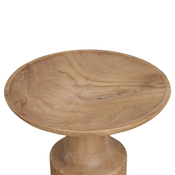 Nero teakhouten bijzettafel day - natuurlijk teak