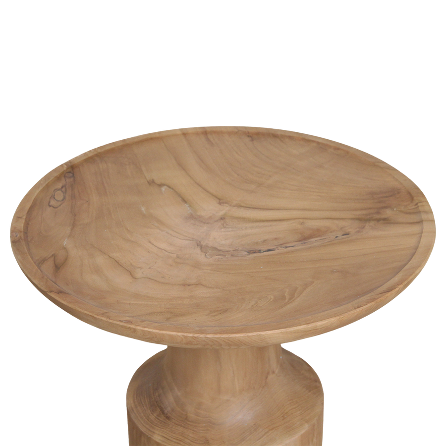 Nero teakhouten bijzettafel day - natuurlijk teak