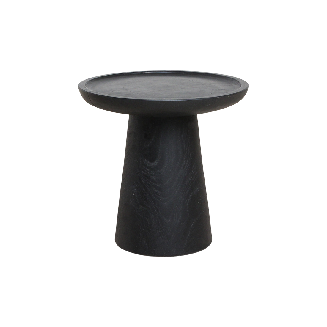 Nero teakhouten bijzettafel dusk - zwart