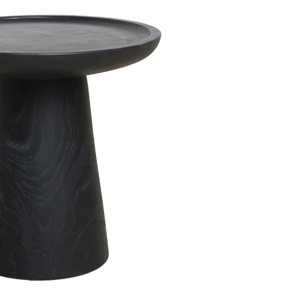 Nero teakhouten bijzettafel dusk - zwart