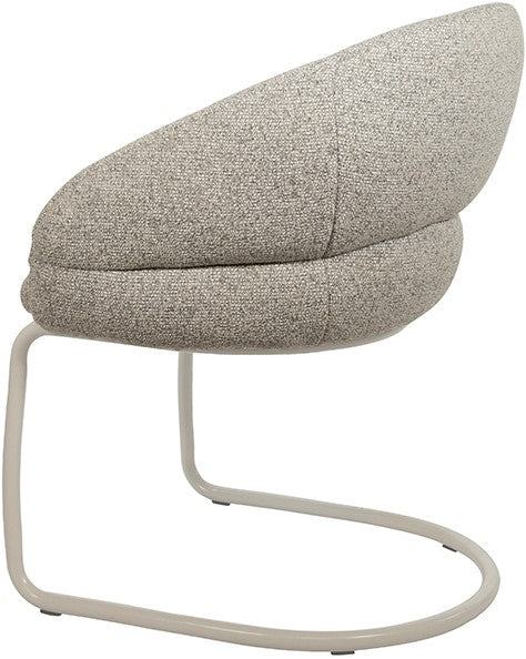 Taylor - armstoel - beige onderstel - puente - stone 09