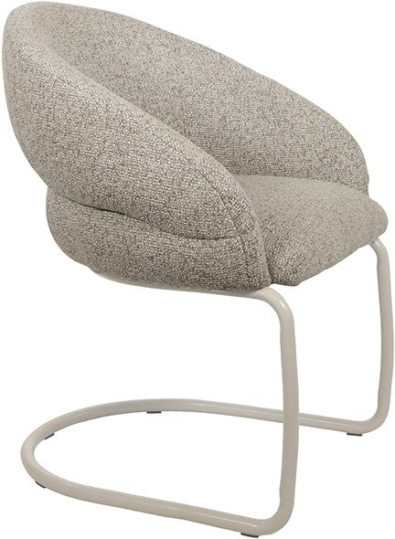 Taylor - armstoel - beige onderstel - puente - stone 09