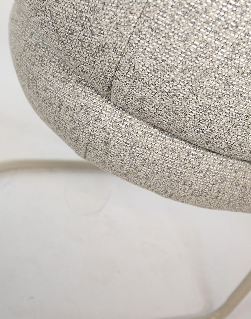 Taylor - armstoel - beige onderstel - puente - stone 09