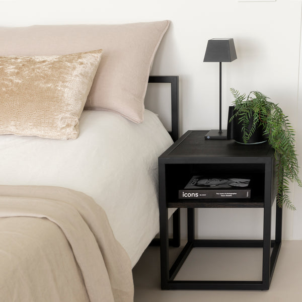 Nachtkastje Diva One-nightstand zwart