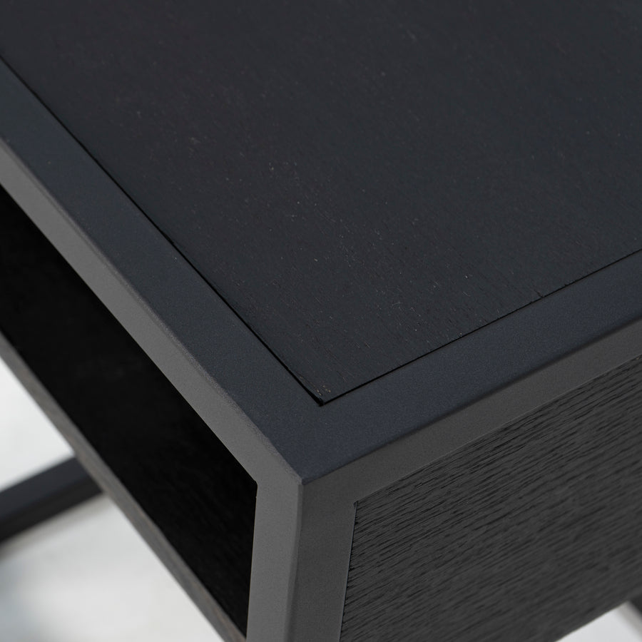 Nachtkastje Diva One-nightstand zwart