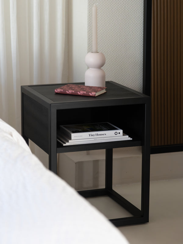Nachtkastje Diva One-nightstand zwart