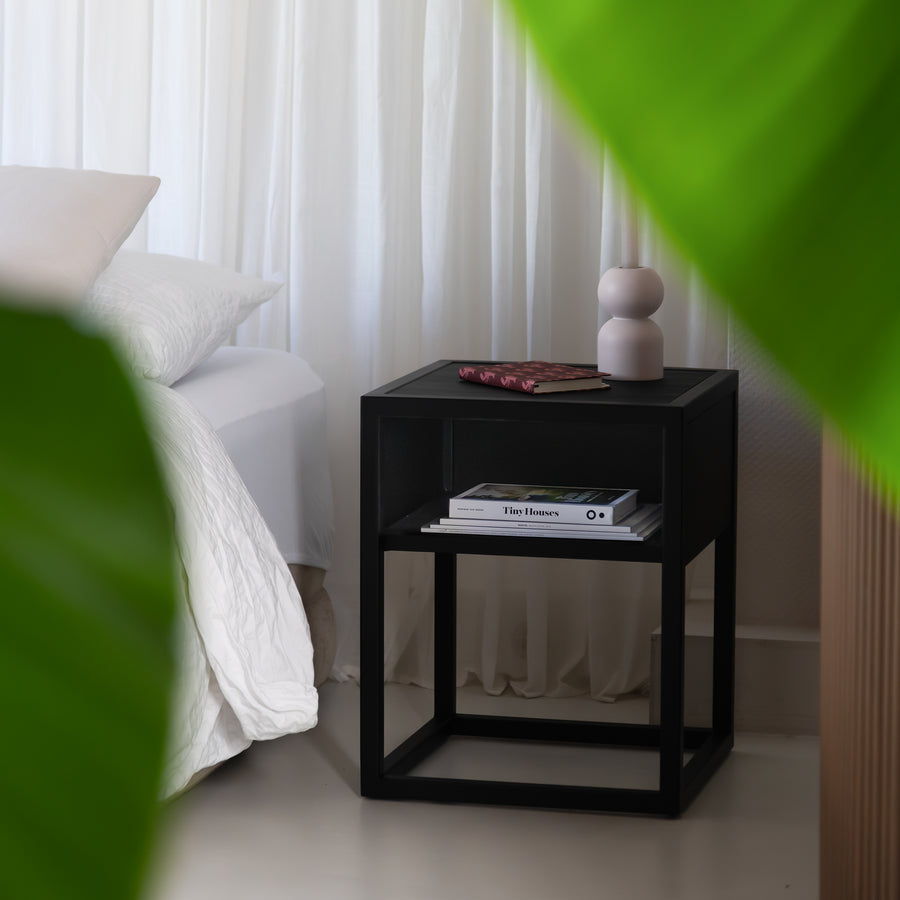 Nachtkastje Diva One-nightstand zwart