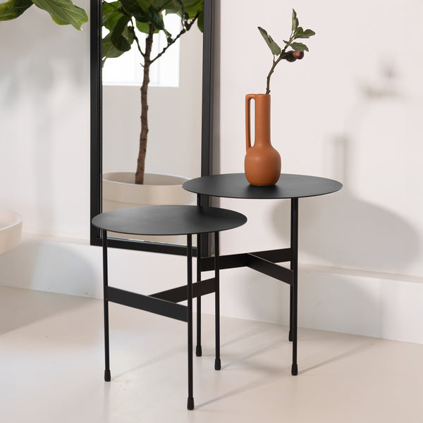 Bijzettafel Mira Low zwart
