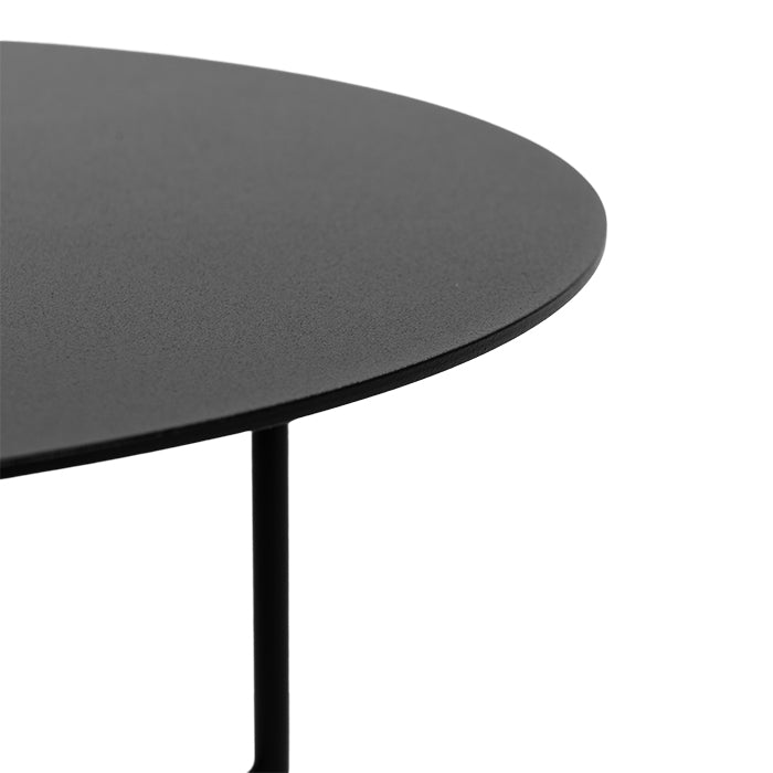 Bijzettafel Mira Low zwart