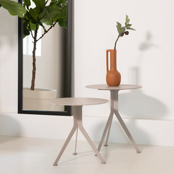Bijzettafel Daley High silky taupe