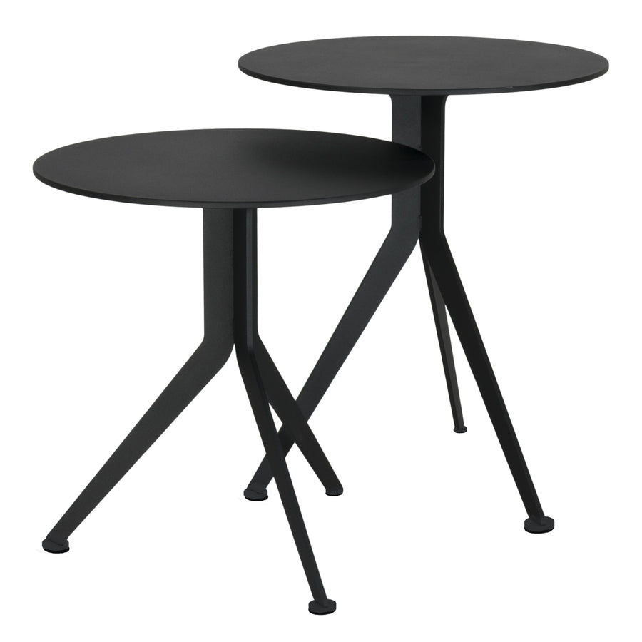 Bijzettafel Daley Low zwart