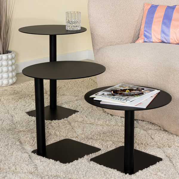 Bijzettafel Sunny 40 zwart