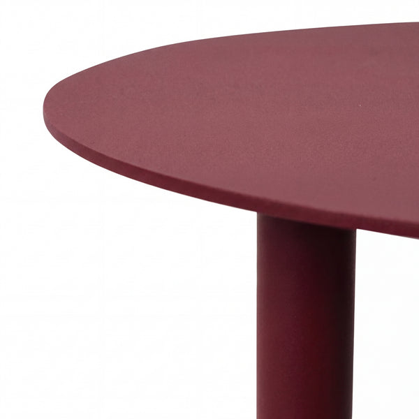 Bijzettafel Sunny 50 burgundy