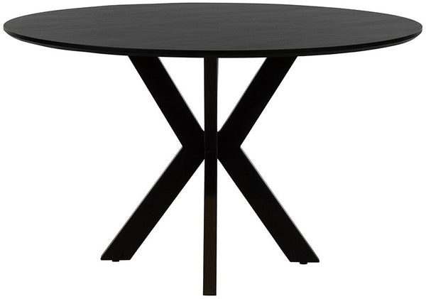 Eetkamertafel ø120, acacia black