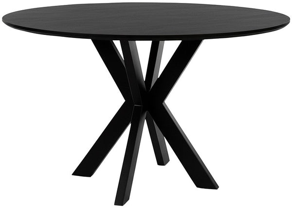 Eetkamertafel ø150, acacia black