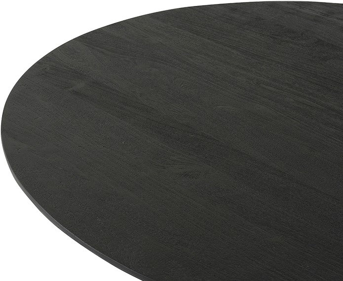 Eetkamertafel ø150, acacia black