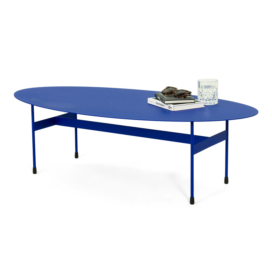 Salontafel Mira Oval ultramarine